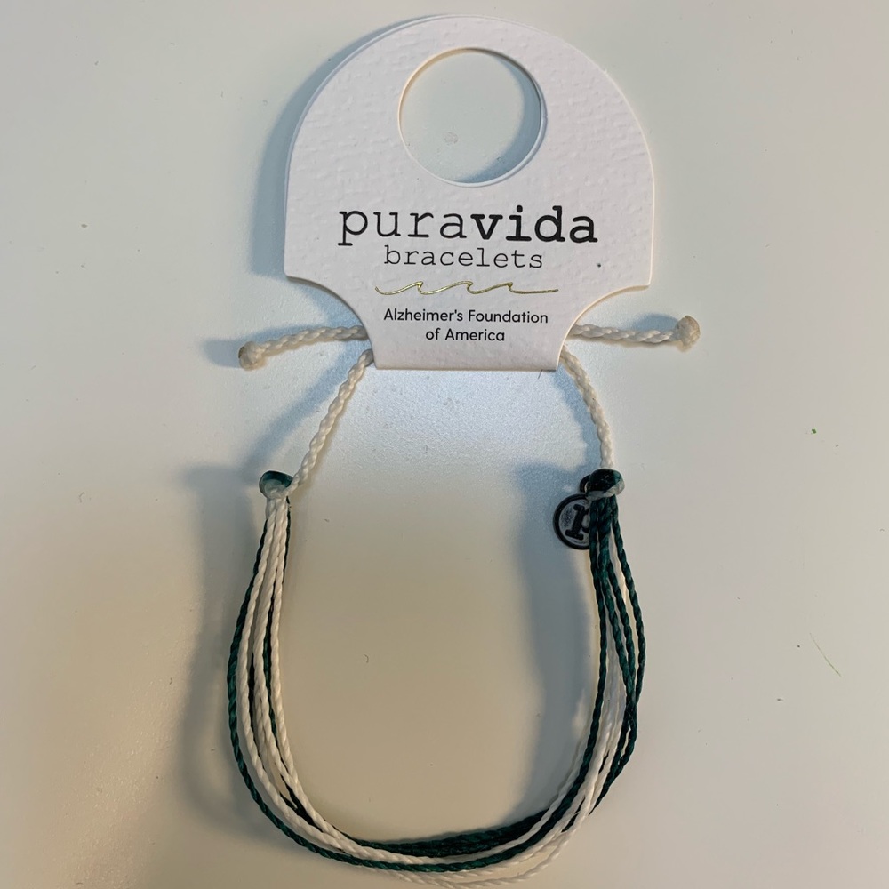 Pura Vida Alzheimer’s awareness bracelet